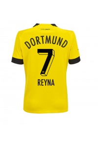 Fotbalové Dres Borussia Dortmund Giovanni Reyna #7 Dámské Domácí Oblečení 2022-23 Krátký Rukáv